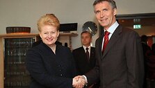 Prezidentė Dalia Grybauskaitė ir Norvegijos ministru pirmininku Jensas Stoltenbergas