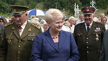 Dalia Grybauskaitė sąskrydyje &bdquo;Su Lietuva &scaron;irdy&ldquo;