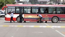 Autobusas, kuriame įvykdytas i&scaron;puolis