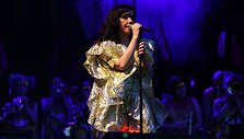Bj&ouml;rk koncertas Vilniuje.