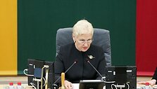 Seimo pirmininkė Irena Degutienė