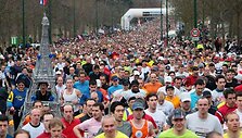 Paryžiaus pusės maratono bėgimo startas