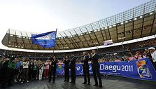 Daegu 2011pristatymas Berlyne &scaron;ių metų rugpjūtį