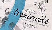 Grafikių Milenos Liutkutės ir Agnės Kananaitienės paroda &bdquo;Treniruotė"