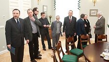 Prie&scaron; Vilniaus knygų mugę &ndash; Dalios Grybauskaitės susitikimas su Lietuvos literatūros kūrėjais