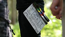 Filmo &bdquo;Tadas Blinda. Pradžia&ldquo; filmavimo akimirka