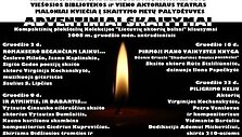 Adventinių skaitymų afi&scaron;a