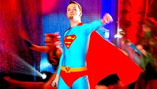 Ruslanas su &bdquo;supermeno&ldquo; kostiumu.