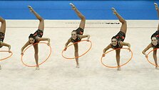 Meninės gimnastikos pasaulio čempionatas &ndash;  JAV atstovių pasirodymas.