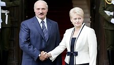 Dalia Grybauskaitė ir Aliaksandras Luka&scaron;enka