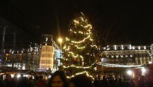 Kalėdų eglė Budape&scaron;te