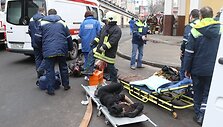 Per sprogimą sužeisti metro keleiviai