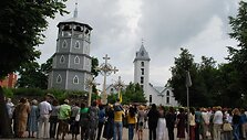 &bdquo;Tauti&scaron;kos giesmės&ldquo;  giedojimas Radvili&scaron;kyje