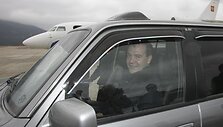 Rusijos prezidentas Dmitrijus Medvedevas pirmadienį lankėsi vienoje i&scaron; Kurilų salų. 