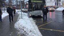 Autobusas Vilniuje &bdquo;pametė&ldquo; ratą. 