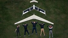AGAI bepiločio orlaivio &bdquo;Solarwing v2&ldquo; prototipas