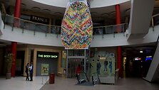 Pirmą kartą Lietuvoje sukurta didžiausia velykinio margučio aplikacija.