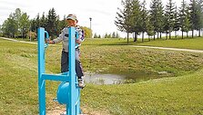 &Scaron;is tvenkinukas &ndash; tikrų tikriausia Smegduobių parko smegduobė.