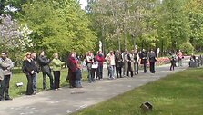 Skulptūrų parkas pasipuo&scaron;ė dviem restauruotais kūriniais.