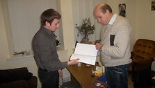 Susitikimas su S.Zacharčenka Baltarusijos pilietinėje ir politinėje  atstovybėje Vilniuje