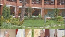 J.Gudo kambaryje ant palangės padėtos dviejų &scaron;alių &ndash; Lietuvos ir Kanados &ndash; vėliavėlės. 