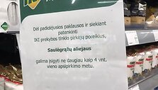 Perspėjimas pirkėjams.