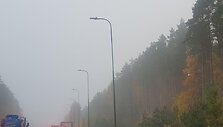 Vilniuje degė vilkiko priekaba. 