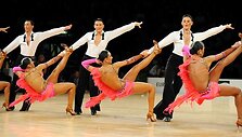 2009 m. Lotynų Amerikos sportinių &scaron;okių ansamblių Europos čempionato akimirka