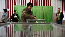 Maskvos kontroliuojamame Kryme &ndash; neteisėtas referendumas.