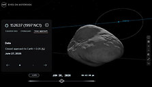 Kilometro dydžio&nbsp;asteroidas 1997 NC1 artėja prie Žemės orbitos.