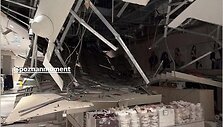Populiarioje &bdquo;H&M&ldquo; drabužių parduotuvėje prie Poznanės geležinkelio stoties įgriuvo lubos.