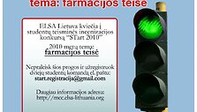ELSA Lietuva kviečia į studentų teisminės inscenizacijos konkursą &bdquo;STart 2010&ldquo;!