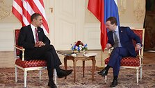 B.Obama ir D.Medvedevas
