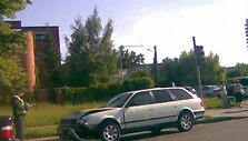 Žalgirio g. susidūrė automobiliai &bdquo;Audi&ldquo; ir &bdquo;Toyota&ldquo;. 