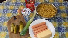 Reikalingi produktai patiekalui paruo&scaron;ti. 