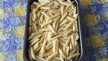 I&scaron;virti ir &scaron;altu vandeniu nuplauti makaronai 