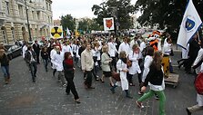 Tradicinė Vilniaus universiteto studentų eisena