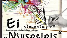 &scaron;auniausias studenti&scaron;kas leidinys &bdquo;Njuspeipis&ldquo; skelbia konkursą! 