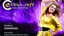 &bdquo;Vilniusbynight&ldquo; nuolaidų kortelė