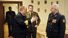 Lietuvoje svečiuojasi Ukrainos generolas pulkininkas Svydas.