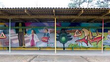 Grafiti pie&scaron;iniuose &ndash; saugaus eismo tema.