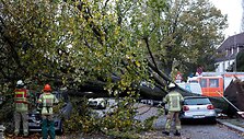 Audros padariniai Berlyne