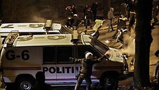 Policininkams teko panaudoti a&scaron;arines dujas.