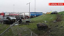 Lietuviai i&scaron;vertė tvorą Danijoje