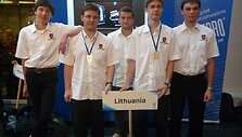 i&scaron; kairės į de&scaron;inę: Mantas Abazorius, Žygimantas Stražnickas, Marius Kerys, Daumantas Kavolis, Tomas Čer&scaron;kus
