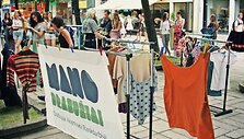 Renginio &bdquo;Mainų spinta&ldquo; akimirka