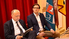 Debatų &bdquo;Mokslas, studijos, jaunimas&ldquo; akimirka