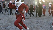 Akimirka i&scaron; renginio  &bdquo;Santa Fun Run&ldquo;