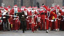 Akimirka i&scaron; renginio  &bdquo;Santa Fun Run&ldquo;