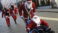 Akimirka i&scaron; renginio  &bdquo;Santa Fun Run&ldquo;